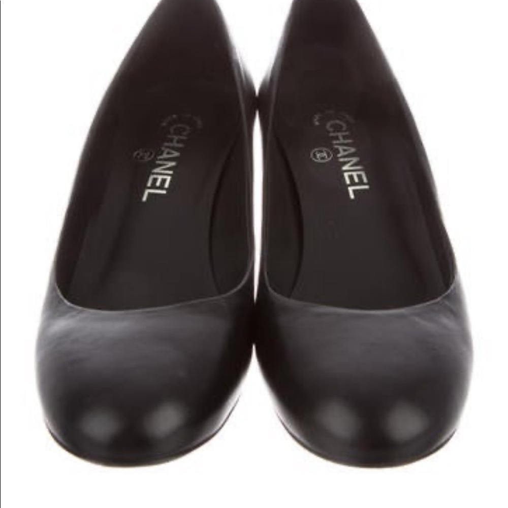 Chanel Block Heel Pumps (Euro Size 40)